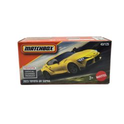   Toyota GR Supra (2023) – žltá – 43/125 – Matchbox – 1:64
