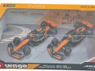 McLaren MCL38 F1 set (2024) – #4 Lando Norris – #81 Oscar Piastri – Bburago – 1:43