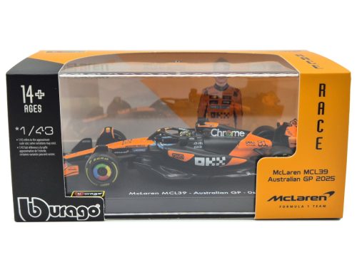 McLaren MCL39 F1 #81 (2025) – Oscar Piastri – S JAZDCOM – Bburago – 1:43