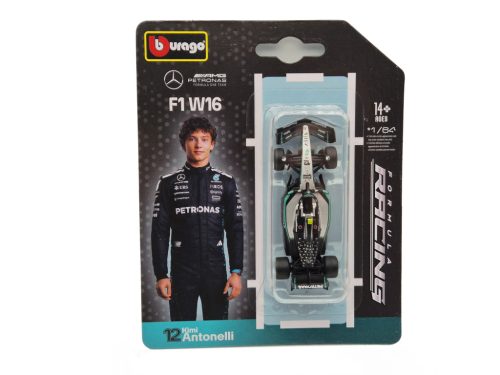 Mercedes GP W16 F1 #12 (2025) – Andrea Kimi Antonelli – Bburago – 1:64