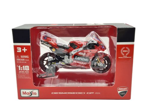 MotoGP – Ducati Desmosedici GP24 #1 (2024) – Francesco Bagnaia – Maisto – 1:18 
