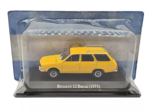 Renault R12 Break SW / Dacia (1973) – žltá – Edicola – 1:43