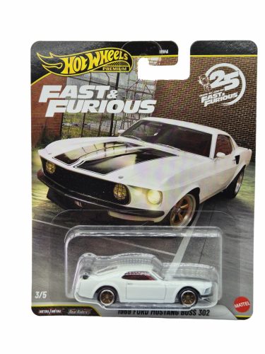 Hot Wheels Premium Fast & Furious - Ford Mustang Boss 302 (1969) - 1:64