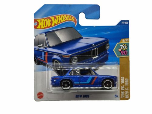 Hot Wheels BMW 2002 - ’70s vs. ’90s 5/10 - 77/250 - modré - Hot Wheels - 1:64