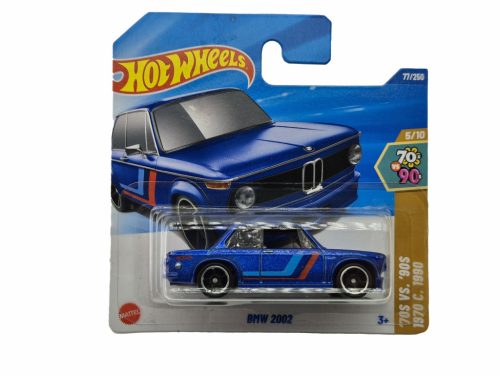 Hot Wheels BMW 2002 - ’70s vs. ’90s 5/10 - 77/250 - modré - Hot Wheels - 1:64