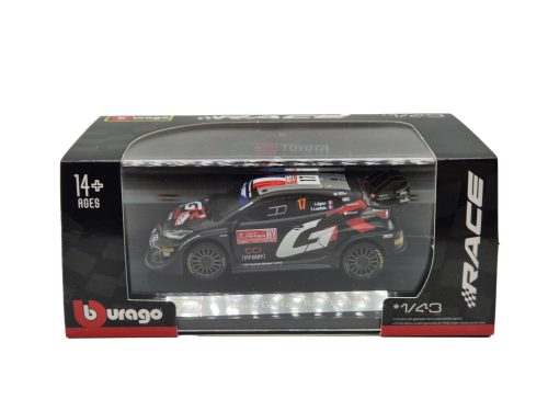 Toyota Yaris GR Rally1 – Gazoo Racing WRT (2024) – #17 – Sébastien Ogier – Vincent Landais – Bburago – 1:43 1/43 model auta