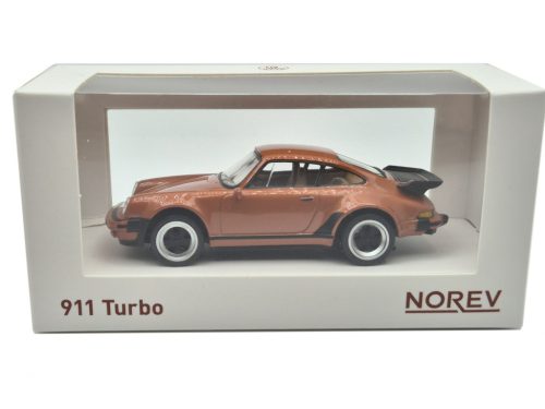 Porsche 911 930 Turbo Coupe (1978) – medená červená – Norev – 1:43 1/43 model auta