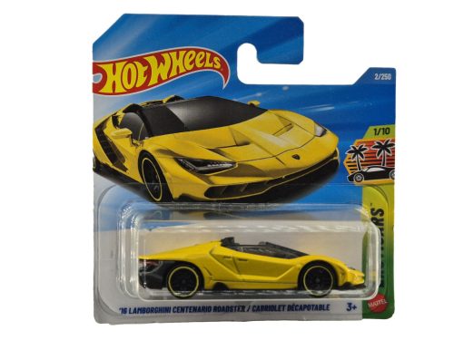 Hot Wheels ’16 Lamborghini Centenario Roadster - Exoticars 1/10 - 2/250 - Hot Wheels - 1:64 1/64 model auta