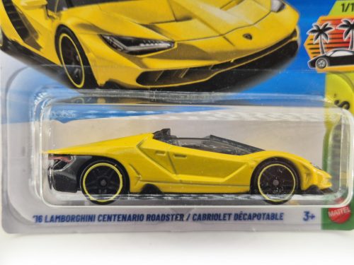 Hot Wheels ’16 Lamborghini Centenario Roadster - Exoticars 1/10 - 2/250 - Hot Wheels - 1:64 1/64 model auta