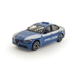   Alfa Romeo Giulia Polizia (2016) - policajné vozidlo - Bburago - 1:43 1/43 model auta 