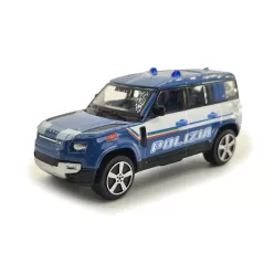   Land Rover New Defender 110 Polizia (2022) - policajné vozidlo - Bburago - 1:43 1/43 model auta 