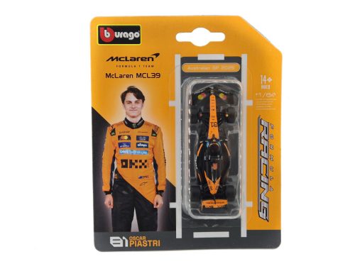 McLaren MCL39 F1 #81 (2025) - Oscar Piastri - Bburago - 1:64 1/64 model auta 