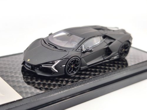 Lamborghini Revuelto Hybrid (2023) – matná čierna – LCD Model – 1:64 1/64 model auta