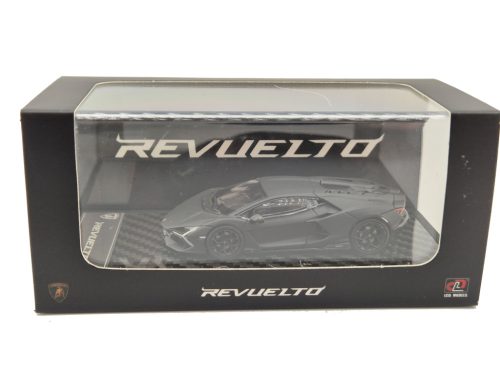 Lamborghini Revuelto Hybrid (2023) – matná čierna – LCD Model – 1:64 1/64 model auta