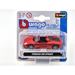   Porsche 918 Spyder (2010) – Bburago – 1:64 1/64 model auta 