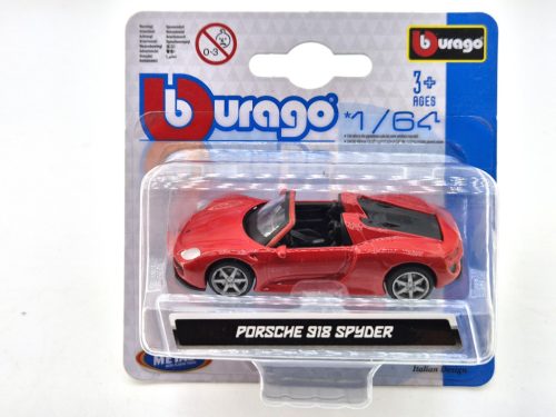 Porsche 918 Spyder (2010) – Bburago – 1:64 1/64 model auta 