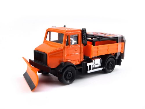 Snehový pluh - Truck Road Security - Bburago - model auta 1:43 