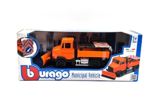 Snehový pluh - Truck Road Security - Bburago - model auta 1:43 
