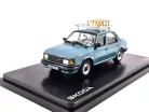 Skoda 120L (1984) - so strešným nosičom a sánkami - tyrkysová - Abrex - model auta 1:43