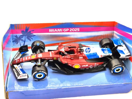Ferrari SF-25 Team Scuderia F1 #16 (2025) - Miami GP - Charles Leclerc - Bburago - model auta 1:43