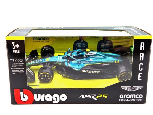 Aston Martin AMR25 F1 #14 (2025) - Fernando Alonso - Bburago - model auta 1:43 