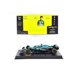   Aston Martin AMR25 F1 #18 (2025) - Lance Stroll - S JAZDCOM - Bburago - 1:43 model auta 