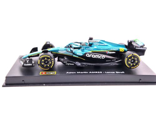 Aston Martin AMR25 F1 #18 (2025) - Lance Stroll - S JAZDCOM - Bburago - 1:43 model auta 