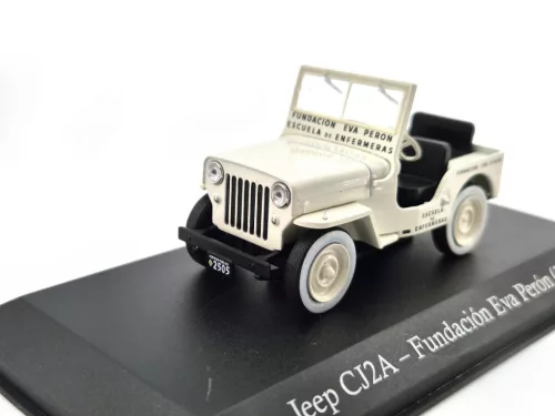 Jeep Willys CJ2A (1948) - Fundación Eva Perón - Edicola - 1:43