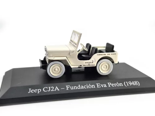 Jeep Willys CJ2A (1948) - Fundación Eva Perón - Edicola - 1:43