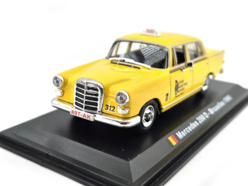 Mercedes-Benz 200 (1966) - Bruselský taxík - Edicola - 1:43
