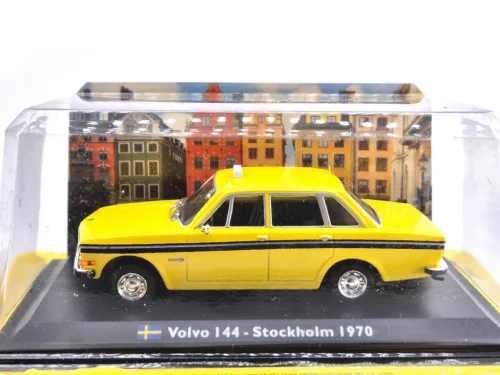 Volvo 144 (1970) - Štokholmský taxík - Edicola - 1:43