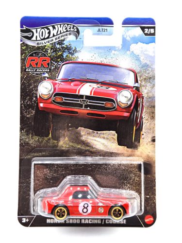 Hot Wheels Silver Series Rally Racers - Honda S800 Racing - Hot Wheels - autíčko 1:64