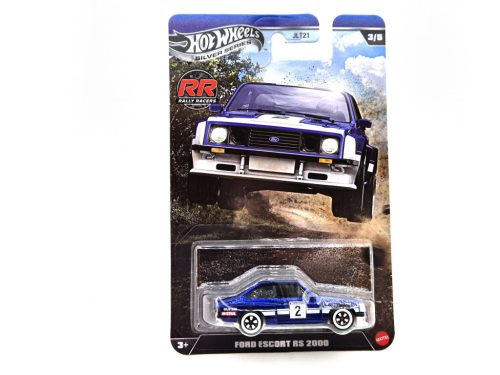 Hot Wheels Silver Series Rally Racers - Ford Escort RS 2000 - Hot Wheels - autíčko 1:64 