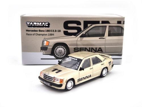 Mercedes Benz 190E 2.3 16V (1984) - #11 Ayrton Senna - Tarmac - 1:64 1/64 model auta