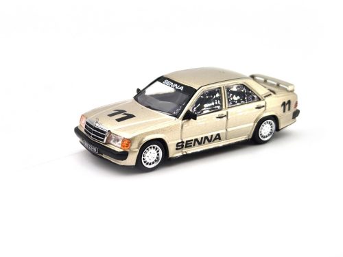 Mercedes Benz 190E 2.3 16V (1984) - #11 Ayrton Senna - Tarmac - 1:64 1/64 model auta