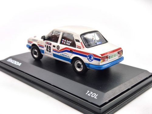Škoda 120L (1984) - Barum Rally Zlín Historic 2021 #49 - Zavřel - Vtípil - Abrex - 1:43 model auta