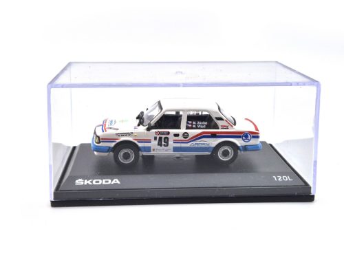Škoda 120L (1984) - Barum Rally Zlín Historic 2021 #49 - Zavřel - Vtípil - Abrex - 1:43 model auta