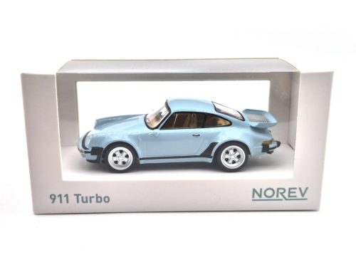 Porsche 911 930 3.0 Turbo Coupe - svetlomodrá - Norev - 1:43 model auta