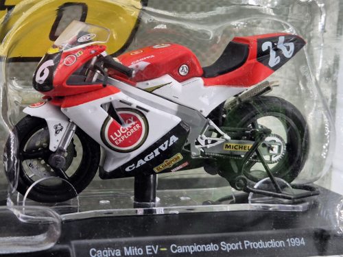 MotoGP - Cagiva Mito EV #26 (1994) - Valentino Rossi - Edicola - 1:18 model motocykla