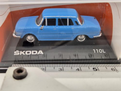 Škoda 110L (1973) - svetlomodrá - Abrex - 1:72 model auta