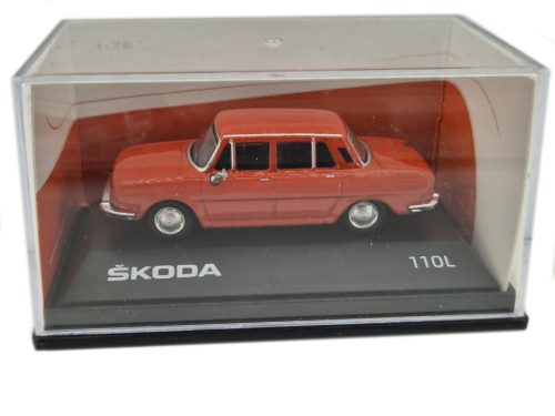 Škoda 110L (1973) - červená - Abrex - 1:72 model auta