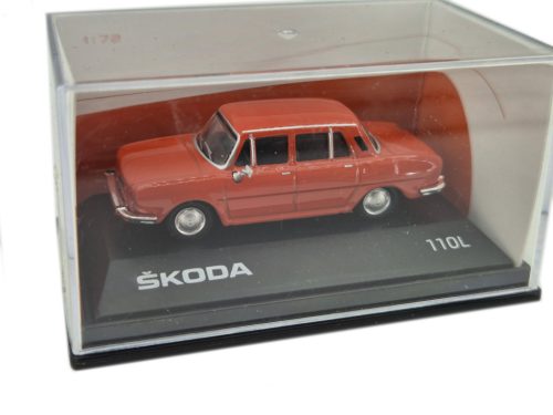 Škoda 110L (1973) - červená - Abrex - 1:72 model auta