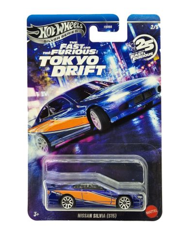 Hot Wheels Fast & Furious - Tokyo Drift 2/5 Nissan Silvia S15 - Hot Wheels - 1:64 model auta