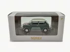 Mini Cooper S (1964) - mandľovo zelená, dekor vlajky - Norev - 1:54 model auta