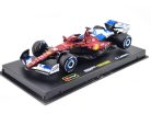 Ferrari SF-25 Team Scuderia F1 #16 (2025) - Miami GP - Charles Leclerc - S JAZDCOM - Bburago - 1:43 model auta