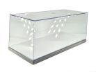 Vitrína / display pre model auta 1:24 (27 × 12,5 × 11 cm) - Triple9 - biely podstavec