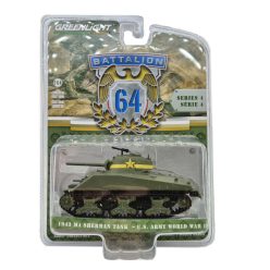   M4 Sherman Tank (1943) - U.S. Army - II. svetová vojna - Greenlight - 1:64 model