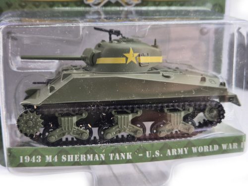 M4 Sherman Tank (1943) - U.S. Army - II. svetová vojna - Greenlight - 1:64 model