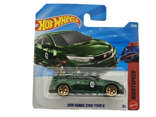 Hot Wheels Honda Civic Type R (2018) - Night Speed 3/10 - 11/250 - Hot Wheels - 1:64 model auta 