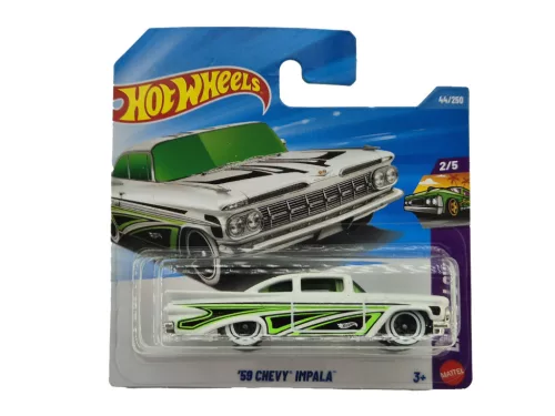 Hot Wheels Chevrolet Chevy Impala (1959) - Layin' Low 2/5 - 44/250 - Hot Wheels - 1:64 model auta 